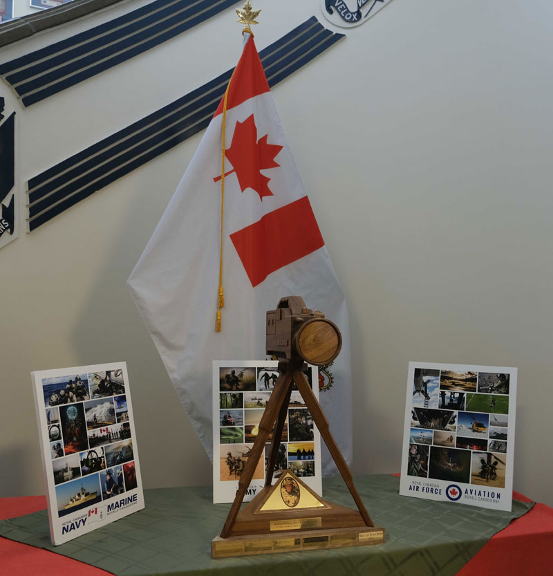 Located proudly in the lobby of the Operational and Technical Imagery Centre (OPTIC) is the Master Corporal Darrell J. Priede Award.